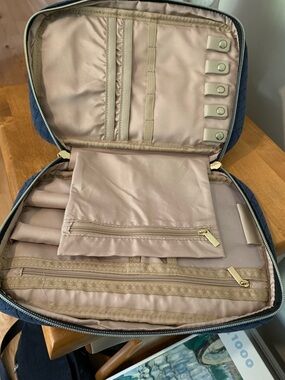 PICK ANY 3 ITEMS FOR $10 - Navy Bagsmart Jewellery Case